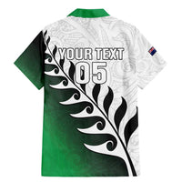 Custom New Zealand Football Family Matching Mermaid Dress and Hawaiian Shirt Go Aotearoa LT05 - Polynesian Pride
