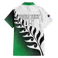 Custom New Zealand Football Family Matching Puletasi and Hawaiian Shirt Go Aotearoa LT05 - Polynesian Pride