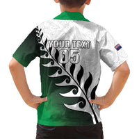 Custom New Zealand Football Family Matching Tank Maxi Dress and Hawaiian Shirt Go Aotearoa LT05 - Polynesian Pride