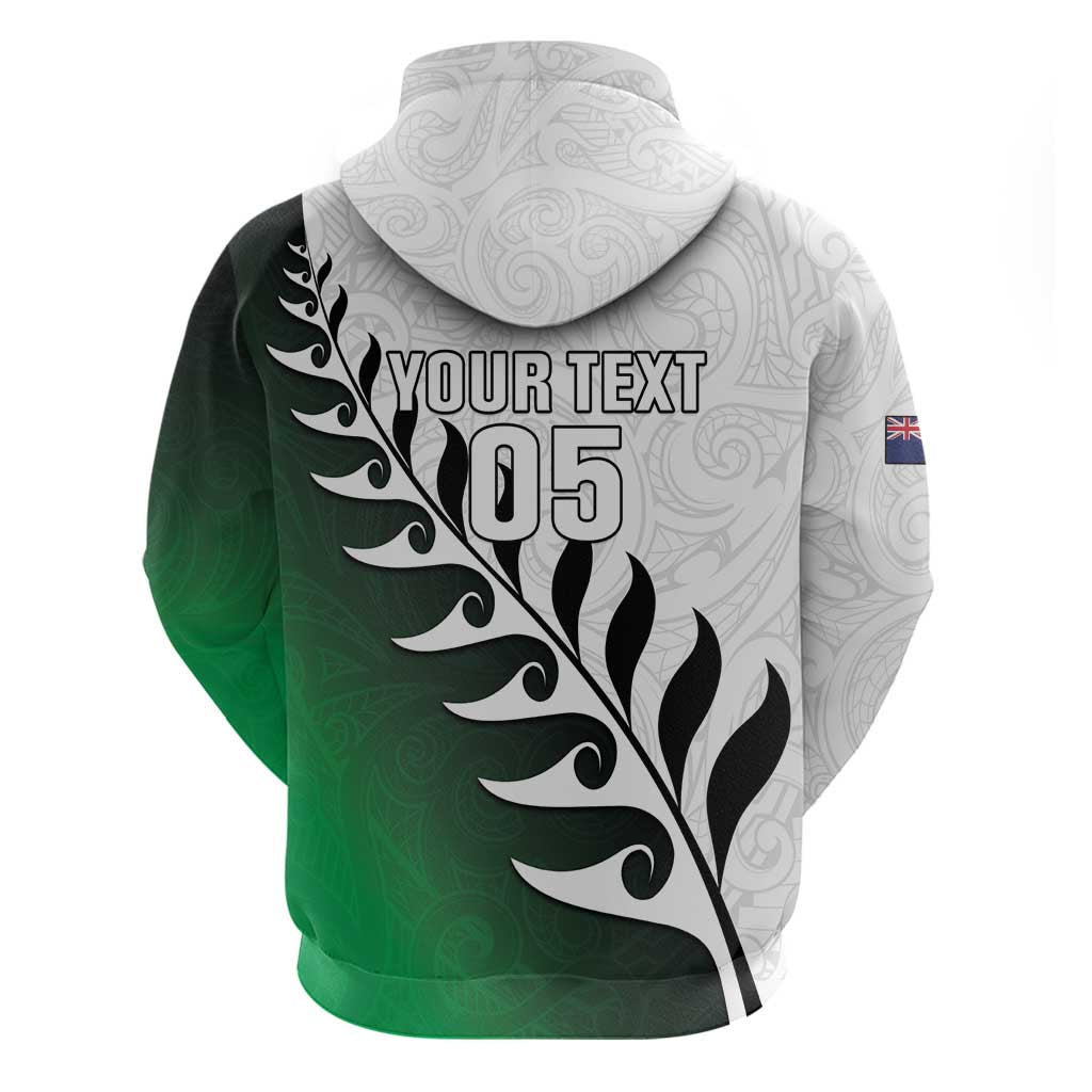Custom New Zealand Football Hoodie Go Aotearoa