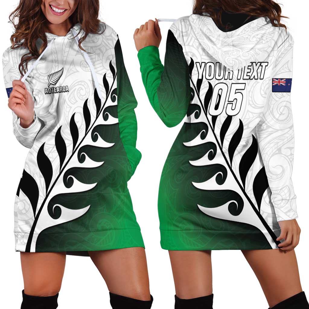 Custom New Zealand Football Hoodie Dress Go Aotearoa LT05 - Polynesian Pride