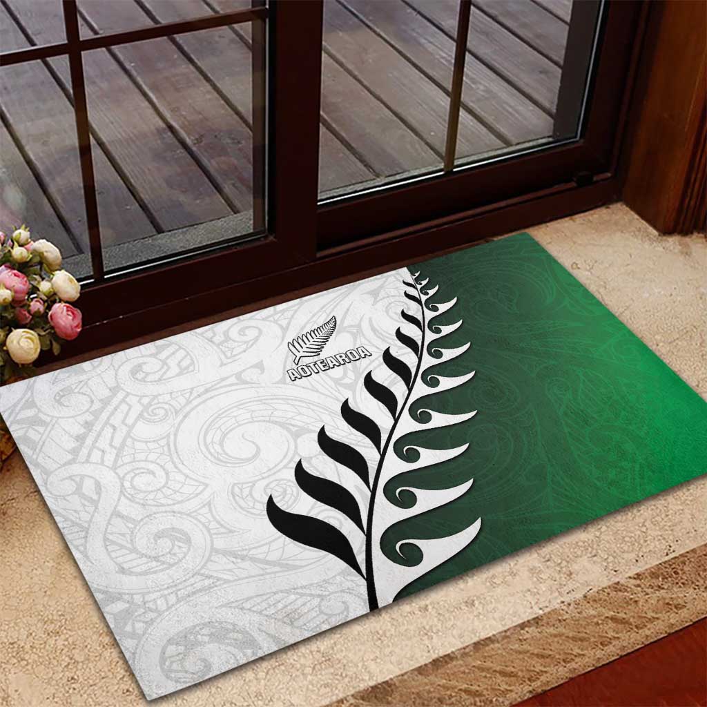 New Zealand Football Rubber Doormat Go Aotearoa
