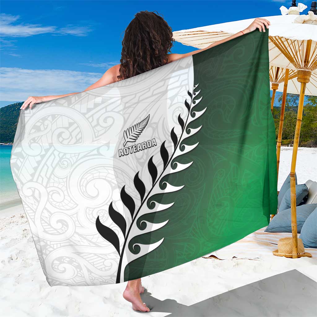 New Zealand Football Sarong Go Aotearoa LT05 One Size 44 x 66 inches Green - Polynesian Pride