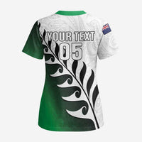 Custom New Zealand Football Scrub Top Go Aotearoa LT05 - Polynesian Pride