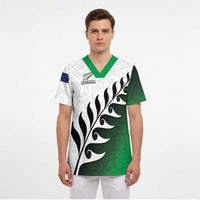 Custom New Zealand Football Scrub Top Go Aotearoa LT05 - Polynesian Pride