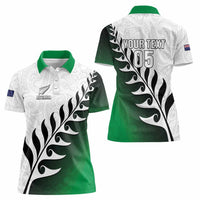 Custom New Zealand Football Women Polo Shirt Go Aotearoa LT05 - Polynesian Pride