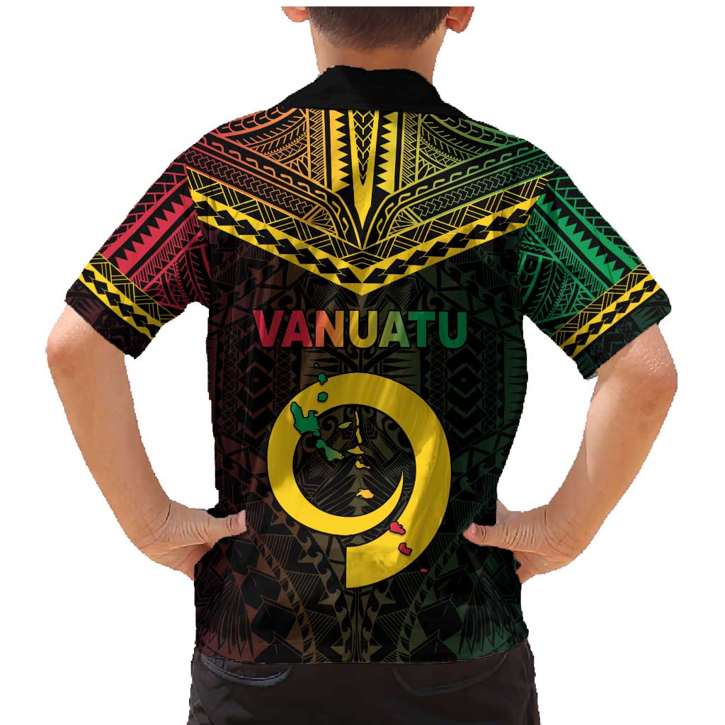 Happy Vanuatu Father Lini Day Family Matching Mermaid Dress and Hawaiian Shirt LT05 - Polynesian Pride