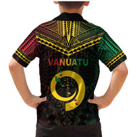 Happy Vanuatu Father Lini Day Family Matching Mermaid Dress and Hawaiian Shirt LT05 - Polynesian Pride