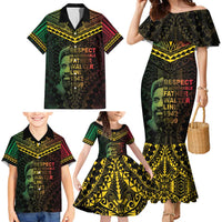 Happy Vanuatu Father Lini Day Family Matching Mermaid Dress and Hawaiian Shirt LT05 - Polynesian Pride