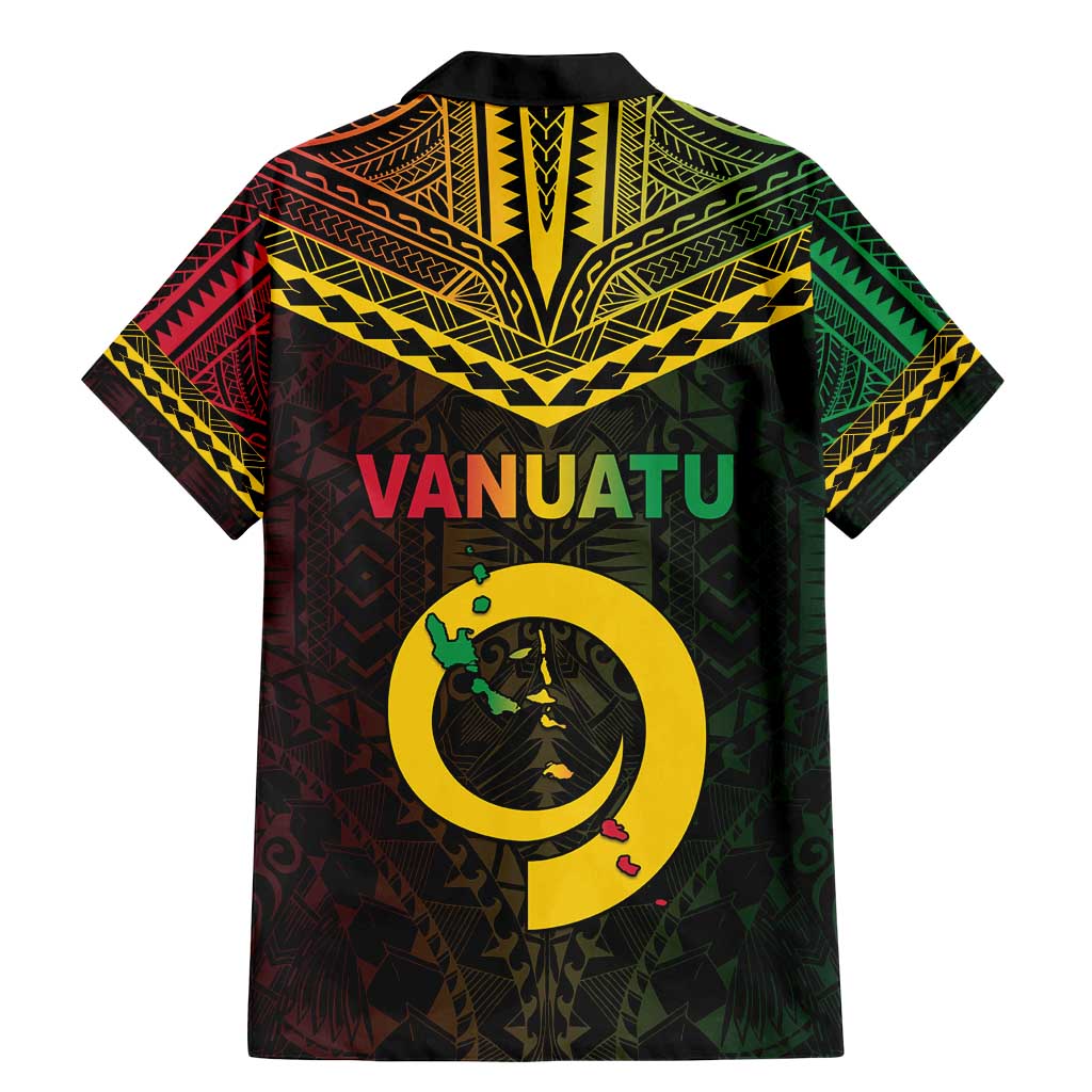 Happy Vanuatu Father Lini Day Family Matching Mermaid Dress and Hawaiian Shirt LT05 - Polynesian Pride