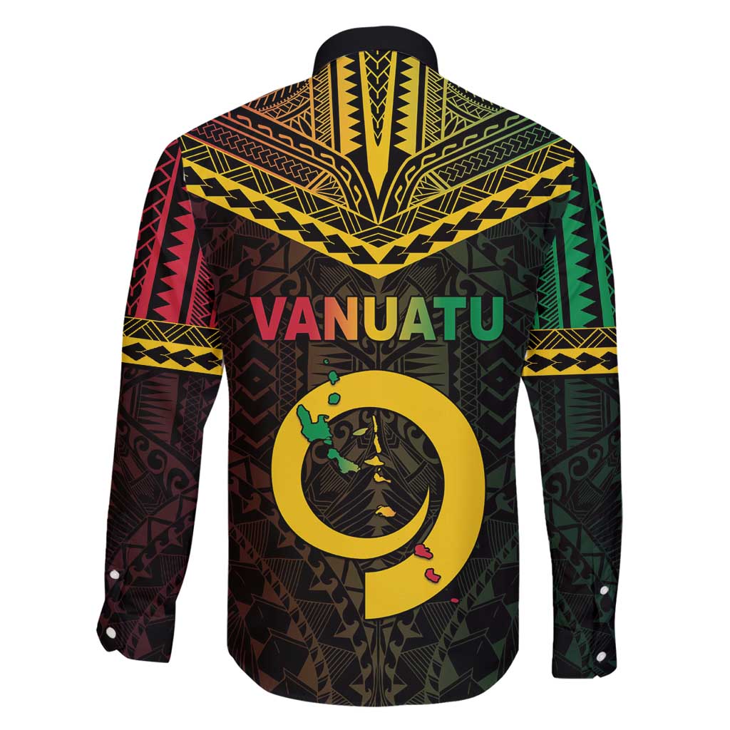 Happy Vanuatu Father Lini Day Family Matching Off Shoulder Short Dress and Hawaiian Shirt LT05 - Polynesian Pride