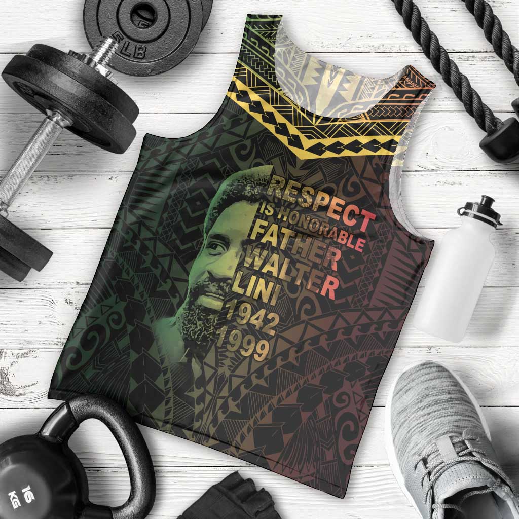 Happy Vanuatu Father Lini Day Men Tank Top