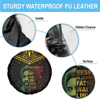 Happy Vanuatu Father Lini Day Spare Tire Cover LT05 - Polynesian Pride