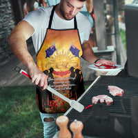 ANZAC Day Apron Remembrance Tribute Soldiers And Poppy Field