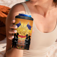 ANZAC Day 4 in 1 Can Cooler Tumbler Remembrance Tribute Soldiers And Poppy Field LT05 - Polynesian Pride