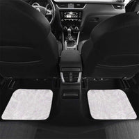 Hawaii Hibiscus Flowers Car Mats Purple Polynesian Pattern