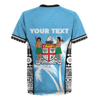 Personalised Fiji Day 2026 Rugby Jersey Masi Tapa Pattern With Palm Tree LT05 - Polynesian Pride