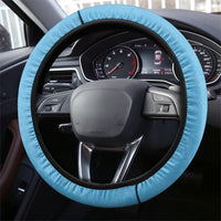 Fiji Day 2026 Steering Wheel Cover Masi Tapa Pattern With Palm Tree LT05 - Polynesian Pride