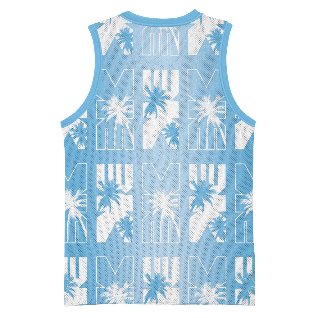 Bula Fiji Basketball Jersey Blue Makare Masi Tapa Pattern LT05 - Polynesian Pride