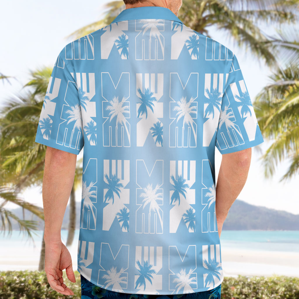 Bula Fiji Hawaiian Shirt Blue Makare Masi Tapa Pattern LT05 - Polynesian Pride
