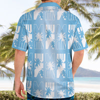Bula Fiji Hawaiian Shirt Blue Makare Masi Tapa Pattern LT05 - Polynesian Pride