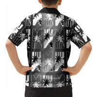Bula Fiji Hawaiian Shirt Black Makare Masi Tapa Pattern LT05 - Polynesian Pride
