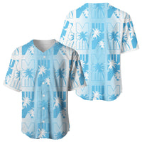 Bula Fiji Baseball Jersey White Makare Masi Tapa Pattern LT05 - Polynesian Pride