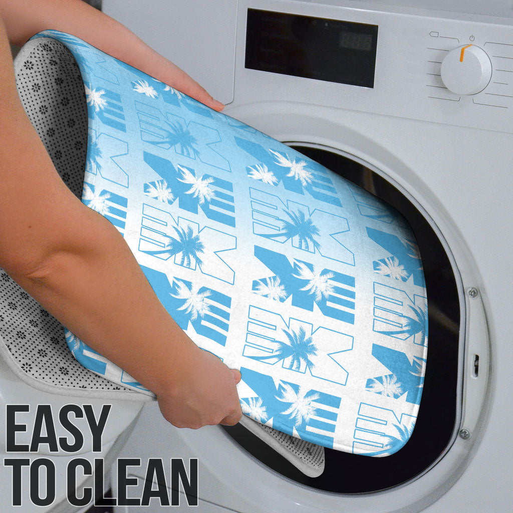 Bula Fiji Bathroom Set White Makare Masi Tapa Pattern LT05 - Polynesian Pride