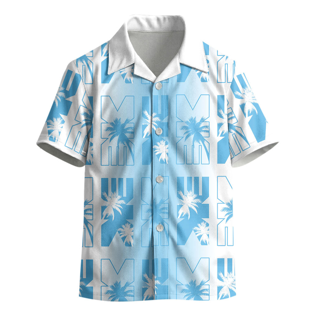 Bula Fiji Kid Hawaiian Shirt White Makare Masi Tapa Pattern LT05 - Polynesian Pride