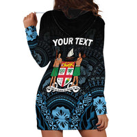 Personalised Happy Fiji Day 1970 Hoodie Dress Flag Grunge Style LT05 - Polynesian Pride