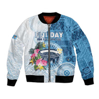 Fiji Day Bomber Jacket Proud To Be Fijian LT05 Unisex Blue - Polynesian Pride