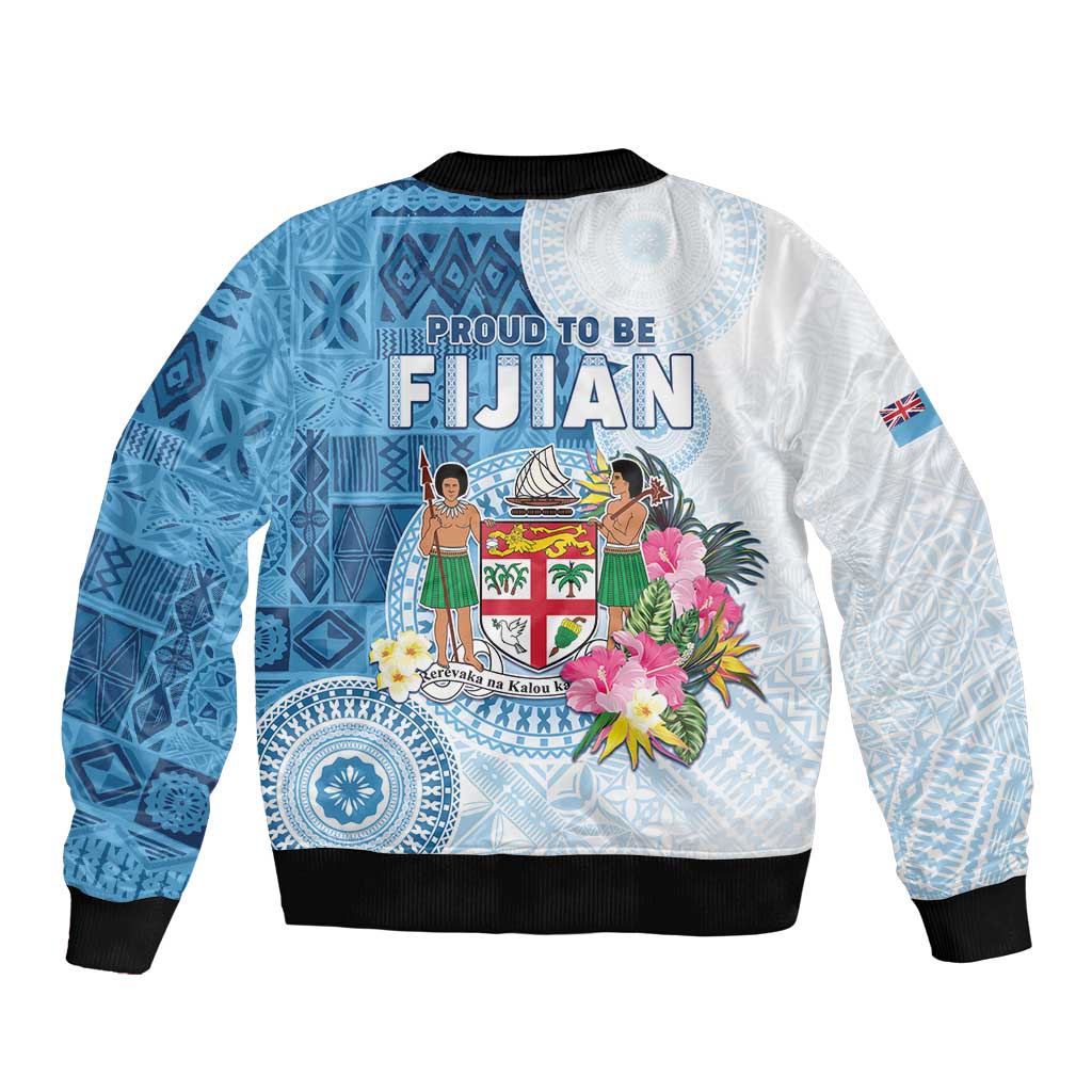 Fiji Day Bomber Jacket Proud To Be Fijian LT05 - Polynesian Pride