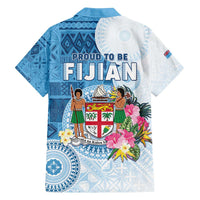 Fiji Day Family Matching Off Shoulder Short Dress and Hawaiian Shirt Proud To Be Fijian LT05 - Polynesian Pride