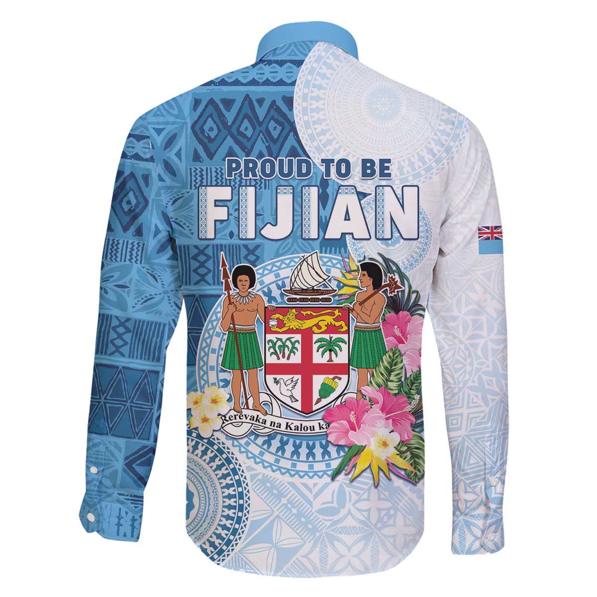 Fiji Day Family Matching Off Shoulder Short Dress and Hawaiian Shirt Proud To Be Fijian LT05 - Polynesian Pride
