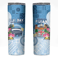 Fiji Day Skinny Tumbler Proud To Be Fijian LT05 Blue - Polynesian Pride