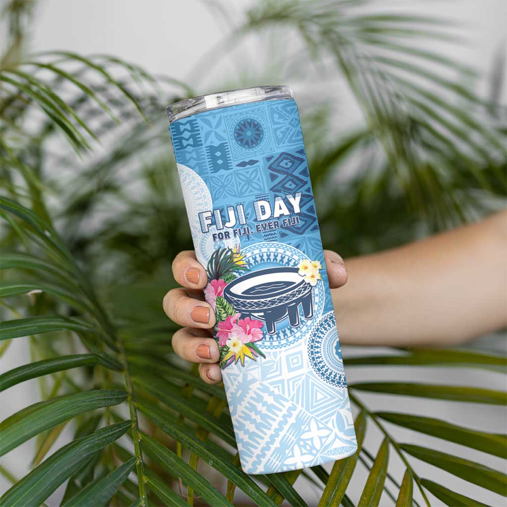 Fiji Day Skinny Tumbler Proud To Be Fijian LT05 - Polynesian Pride