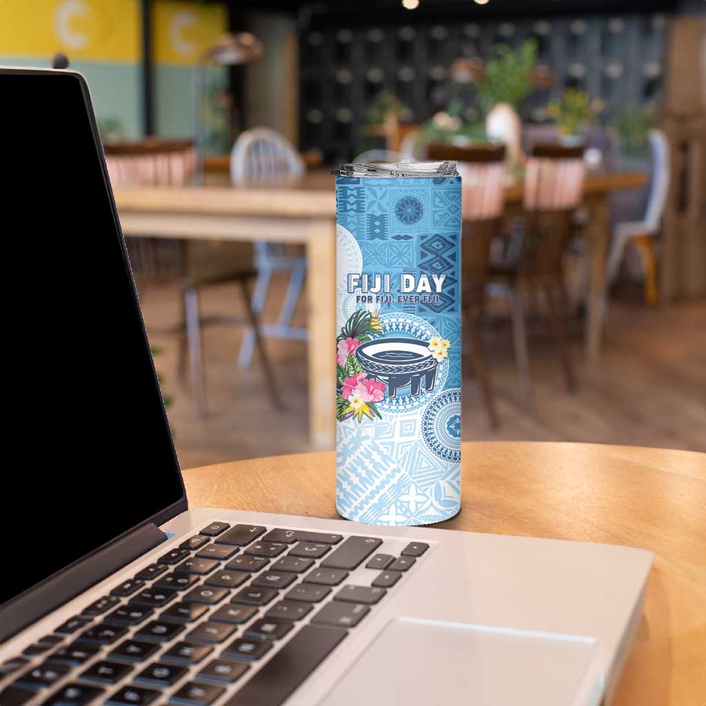 Fiji Day Skinny Tumbler Proud To Be Fijian LT05 - Polynesian Pride