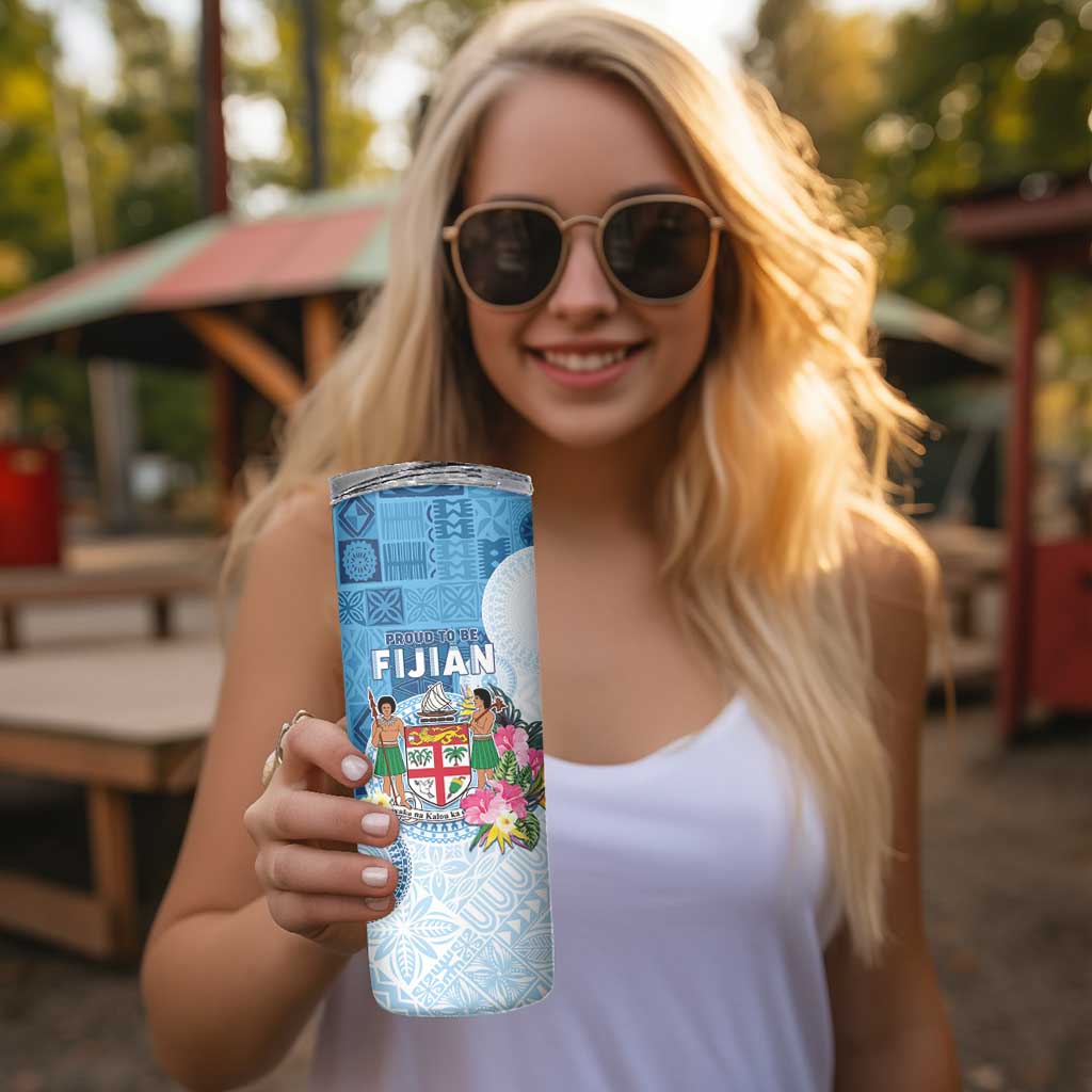 Fiji Day Skinny Tumbler Proud To Be Fijian LT05 - Polynesian Pride