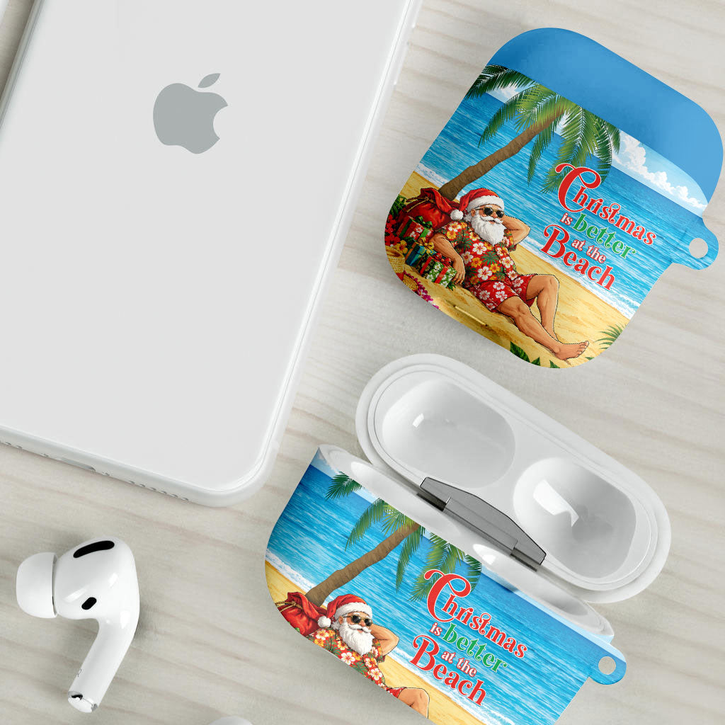 Hawaii Jolly Christmas AirPods Case Xmas Is Better At The Beach