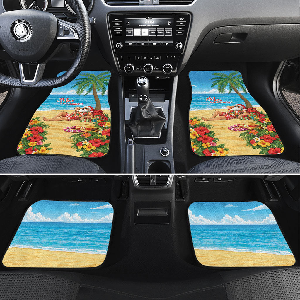 Hawaii Jolly Christmas Car Mats Xmas Is Better At The Beach