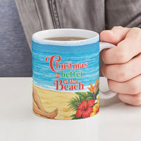 Hawaii Jolly Christmas Ceramic Mug Xmas Is Better At The Beach