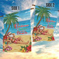 Hawaii Jolly Christmas Garden Flag Xmas Is Better At The Beach