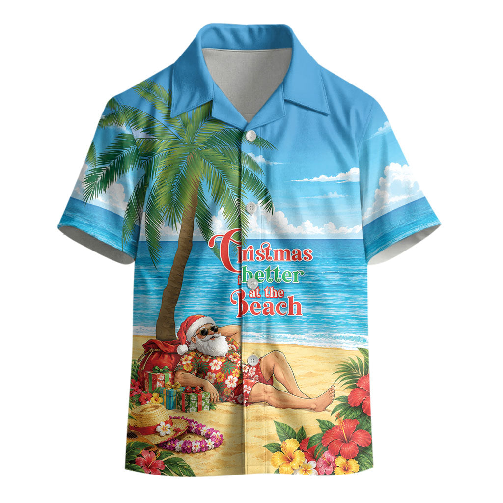 Hawaii Jolly Christmas Kid Hawaiian Shirt Xmas Is Better At The Beach LT05 - Polynesian Pride