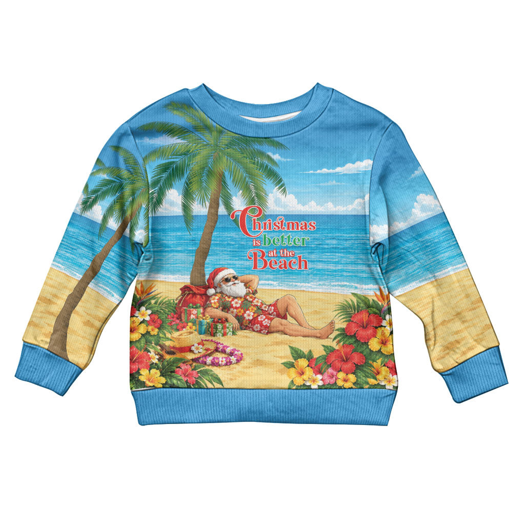 Hawaii Jolly Christmas Kid Ugly Christmas Sweater Xmas Is Better At The Beach