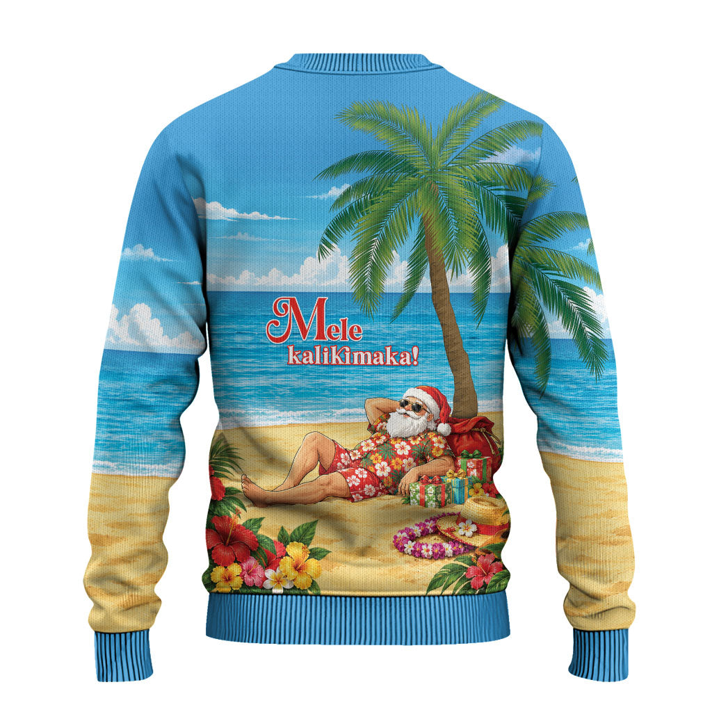 Hawaii Jolly Christmas Ugly Christmas Sweater Xmas Is Better At The Beach LT05 - Polynesian Pride