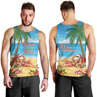 Hawaii Jolly Christmas Men Tank Top Xmas Is Better At The Beach