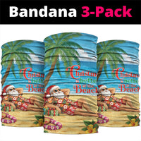 Hawaii Jolly Christmas Neck Gaiter Xmas Is Better At The Beach