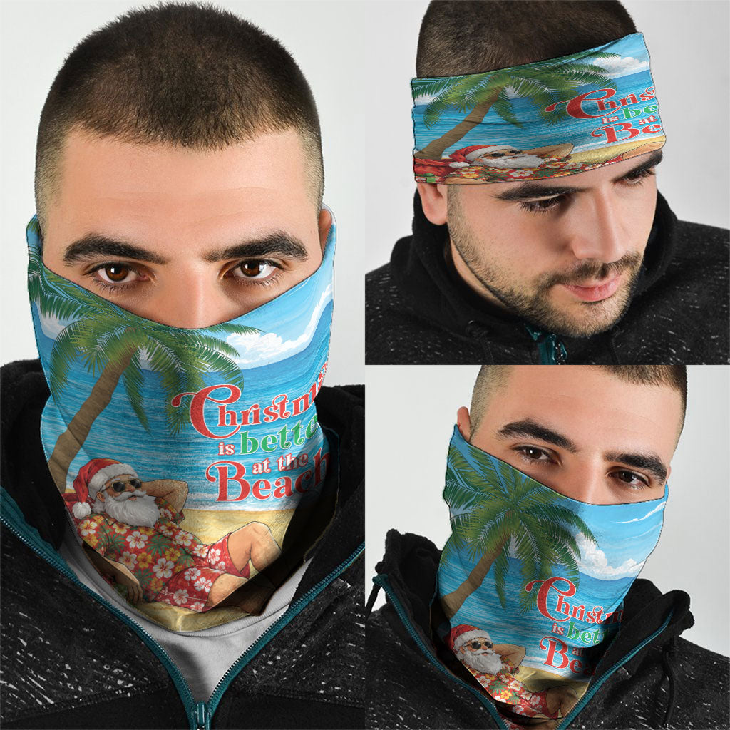 Hawaii Jolly Christmas Neck Gaiter Xmas Is Better At The Beach
