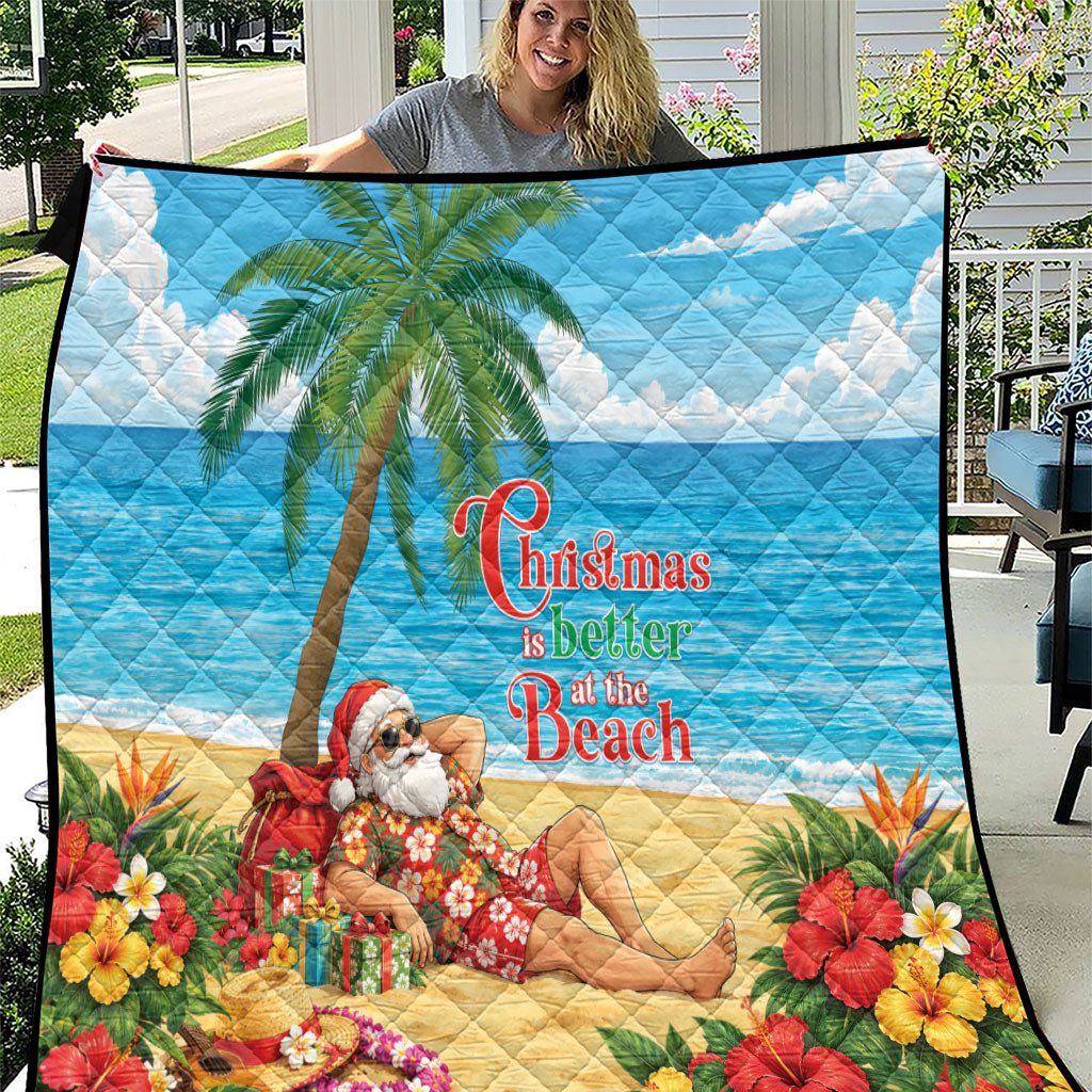 Hawaii Jolly Christmas Quilt Xmas Is Better At The Beach