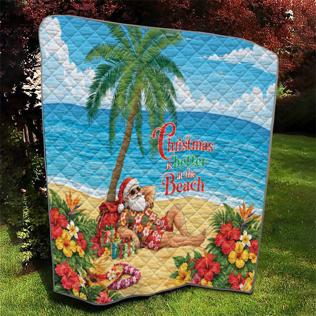 Hawaii Jolly Christmas Quilt Xmas Is Better At The Beach